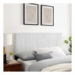 queen size bed frame with lights Modway Furniture Headboards White