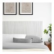 upholstered bed with headboard and footboard Modway Furniture Headboards White