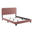 bed with bed frame Modway Furniture Beds Dusty Rose