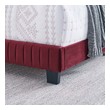 grey twin headboard Modway Furniture Beds Maroon