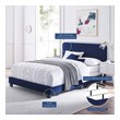 twin boxsprings Modway Furniture Beds Navy