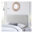 full bed with headboard storage Modway Furniture Headboards Headboards and Footboards Light Gray