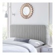 king size bed with bed frame Modway Furniture Headboards Light Gray
