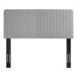 upholstered headboard Modway Furniture Headboards Light Gray