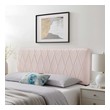 double bed with drawers and headboard Modway Furniture Headboards Pink