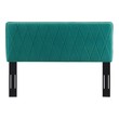padded king bed frame Modway Furniture Headboards Teal