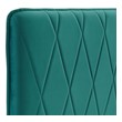 padded king bed frame Modway Furniture Headboards Teal