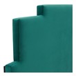 bed with headboard cushion Modway Furniture Headboards Teal