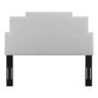 bed with small headboard Modway Furniture Headboards Light Gray