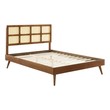 single bed with under storage Modway Furniture Beds Walnut