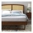 single bed with storage base Modway Furniture Beds Walnut