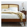 king headboard with frame Modway Furniture Beds Beds Walnut