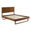 king bed frame cream Modway Furniture Beds Walnut