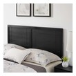 upholstered platform bed frame queen Modway Furniture Beds Black