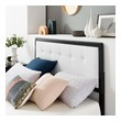 full size bed with storage with headboard Modway Furniture Beds Black White