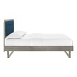 king size low profile bed frame Modway Furniture Beds Gray Azure