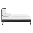full bed bed frame Modway Furniture Beds Black White