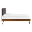 full size bed drawers Modway Furniture Beds Walnut Charcoal