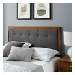 full size bed drawers Modway Furniture Beds Walnut Charcoal