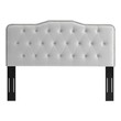 king bed frame with low headboard Modway Furniture Headboards Light Gray