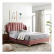 twin beds for adults Modway Furniture Beds Dusty Rose