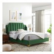 grey queen bed frame with storage Modway Furniture Beds Emerald