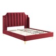 platform bed decor Modway Furniture Beds Maroon
