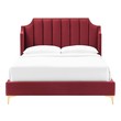 platform bed decor Modway Furniture Beds Maroon