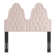 bed with lights in headboard Modway Furniture Headboards Pink