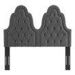 bed frame headboard cover Modway Furniture Headboards Charcoal