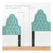 twin upholstered bed Modway Furniture Headboards Mint