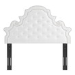 black double bed frame Modway Furniture Headboards Headboards and Footboards White