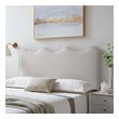 bed with cushion headboard and storage Modway Furniture Headboards Light Gray