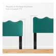 headboards with shelves Modway Furniture Headboards Teal