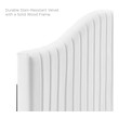 metal bed frame headboard attachment Modway Furniture Headboards White