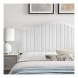leather bed headboard design Modway Furniture Headboards White