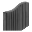 white upholstered twin headboard Modway Furniture Headboards Charcoal
