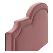 low headboard full bed Modway Furniture Headboards Dusty Rose