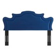 queen bed with king headboard Modway Furniture Headboards Navy