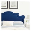 queen bed with king headboard Modway Furniture Headboards Navy