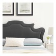 king headboard attached to wall Modway Furniture Headboards Charcoal