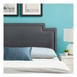 queen size headboard with lights Modway Furniture Headboards Charcoal