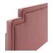fabric headboard and frame Modway Furniture Headboards Dusty Rose