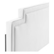 free standing headboard double Modway Furniture Headboards White