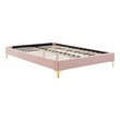 king size platform frame Modway Furniture Beds Pink