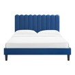 king wood storage bed Modway Furniture Beds Navy