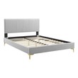buy twin bed Modway Furniture Beds Light Gray