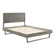 twin wood box spring Modway Furniture Beds Gray