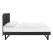 king bed frame with under bed storage Modway Furniture Beds Black