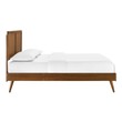 double platform bed Modway Furniture Beds Walnut